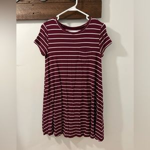 Women’s striped tshirt dress